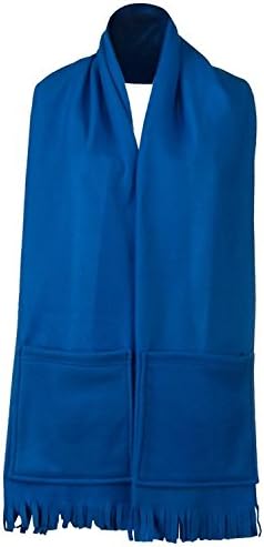 Fleece Scarf with Pockets - Royal OSFM