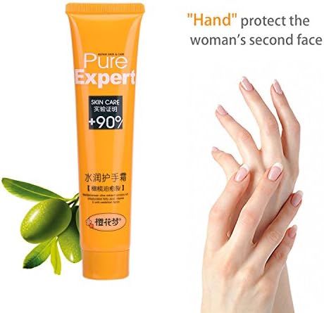 Hand Cream for Cracted Hands (2-pack) - 2.8oz*2 Olive Oil Hand Cream by Care Guys - Effectively Soften Cuticle, Soften, Moisturize and Nourish Skin
