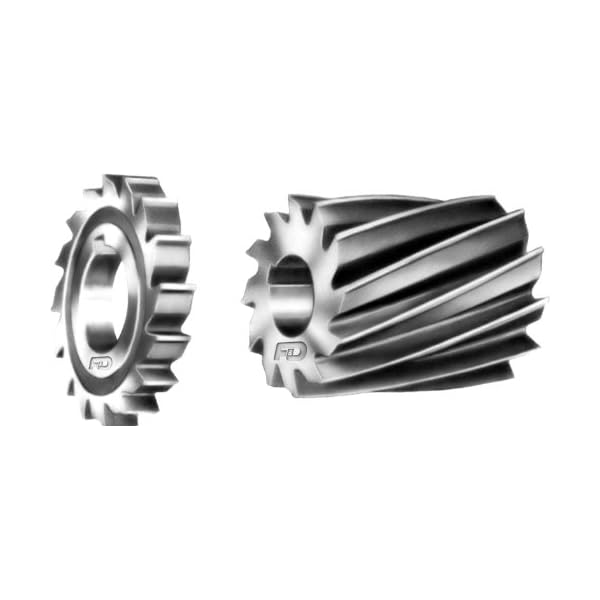 F&D Tool Company 10518-A136 Plain Milling Cutter, Light Duty, High Speed Steel, 2 1/2" Diameter, 2 1/2" Width of Face, 1" Hole Size
