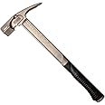 Boss Hammer 16 oz. Pro Series Titanium Hammer - Smooth Face Hammer with Magnetic Nail Starter - BH16TIS