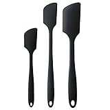 GIR: Get It Right All Silicone Mini, Skinny & Ultimate Spatula 3 Pc Set (Black)