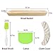 Oval Bread Banneton Proofing Basket Baguette Baking Bowl Set with Dough Scraper Linen Liner Cloth Silicon Brush for Professional & Home Bakers