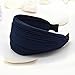 Colorful Flocking Headband - Folded Broad Hairband for Women,Lady,Kids-Girls Hair Band(Random Color)