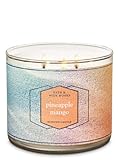 Bath and Body Works Pineapple Mango Scented 3 Wick Candle 14.5 Ounce