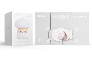 Babyn Smart Diaper Poo and Pee and Farts Upgrade Smart Home model with smart voice reminder of mushroom night light