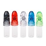 Lovup New Useful Snuff Bullet Box Dispenser Snuffer Glass Bottle Snuff Sniff