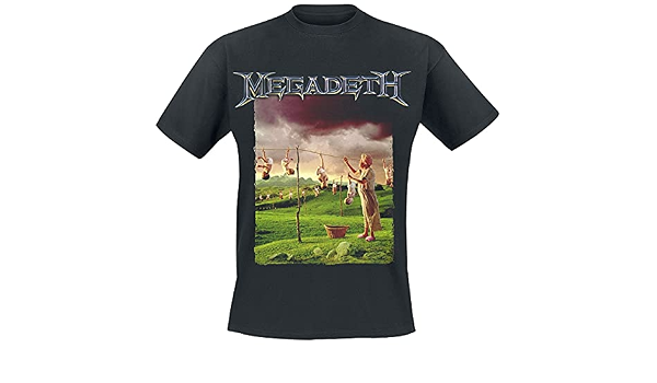 Megadeth Youthanasia Tracklist T-shirt 