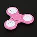 Hot Sale! AMA(TM) LED Light Tri-Spinner Fidget Hand Spinner Fingertip Bearing Toy EDC Focus ADHD Autism Decompression Gyro (Pink)