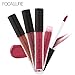 FOCALLURE Matte Lip Gloss Long Lasting Waterproof Moisturizing Lipstick Makeup Cosmetic 15 Types(#1)