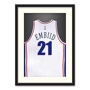 signwin Athletes Jersey Theme Wall Art Black Framed...