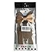Child Kids Suspenders Bowtie Set - Adjustable Suspender Set for Boys and Girls(25Inches (5 Months to 6 Years),Camel)