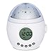 Galaxy Clock by MomKnows. Soothing Star Projector Sound Machine. Relaxing Night Light With Nature Sounds and White Noise. Kids Baby Ceiling Projection Alarm Clock Lamp