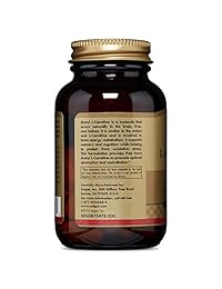 Solgar – Acetyl L-CARNITINE 1000 mg, 30 tabletas