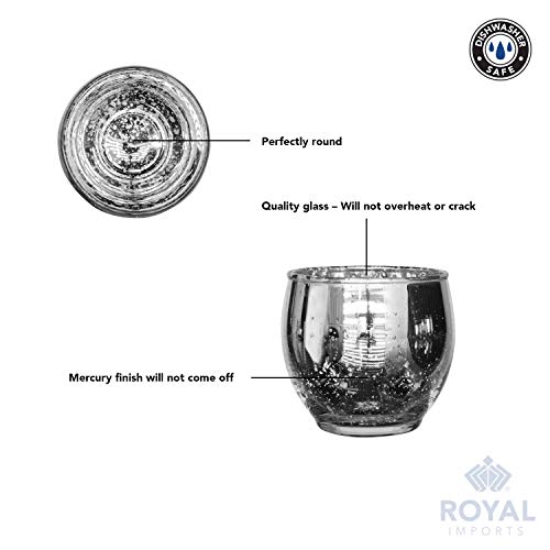 image for Candle Holder Glass Votive for Wedding, Birthday, Holiday & Home Decor