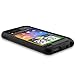 Rubberized Black Hard Protector Case Cover For HTC Droid Incredible 2 ADR6350