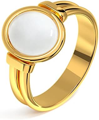 Lirzxin Wedding Ring for Women and Men, Stainless Steel Couple