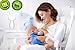 Silicone Breastfeeding Manual Breast Pumps Milk Pump Suction with Lid,Breast Milk Saving Made Easy,Flexible & Lightweight ,Pack of 2