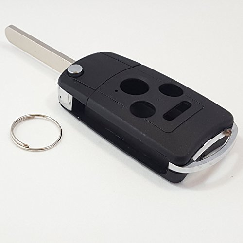Ri-Key Security - New Flip Key Modified Case Shell For Honda Civic Hybrid 2006-2013 Remote Key 4 Buttons FOB Replacement Conver - Thumbnail 2