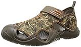 crocs Men's Swiftwater Realtreemax5 Fisherman Sandal, Chocolate/Chocolate, 9 M US