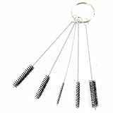 5 Tattoo Machine Tube Grip Tip Cleaning Brushes Set Cleaner Kit