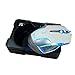 E-3LUE EMS601WHAA-NF Mazer II 2500 DPI Blue LED 2.4GHz Optical Portable Mobile Wireless Gaming Mouse Mice for Notebook, PC, Mac, Laptop, Computer, MacBook, White