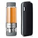 Tea Infuser Bottle Tumbler Travel Mug ROMAUNT Twist Valve System Design Control Tea Concentration 14oz / 390 Ml Double Wall Tritan Bpa Free Body Compatible With Coffee Bag Grey Color