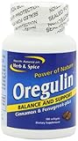 North American Herb and Spice, Oregulin Gel-Capsules, 180-Count