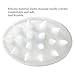 HityTech Pet Massage Bathbrush - Dog Soft Silicone Bristles/Comb - Pet Fur Hair Remover - Pet Grooming Tool, White