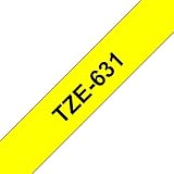 Brother TZe-631S Black on Yellow Laminated Tape 12 mm x 4 m view 2