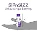 SiPnSiZZ - Extreme Relaxation Syrup (2oz) - Creates a Delicious, Purple Sizzurp Lean Drank - Best Pouring, Best Mixing, Stress Relief Authentic Grape Flavor