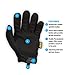 Winter Work Gloves for Men by Mechanix Wear: Original Insulated with 3M Thinsulate, Touchscreen (Small, Black/Grey), Model: MG-95-008