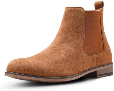 La Barca Leather Chelsea Pull On Boots - Camel/Tan - Men’s US 10 / MX 28.5 Bone White Chelsea Boots | Botines La Barca Hueso R Toe main image 2