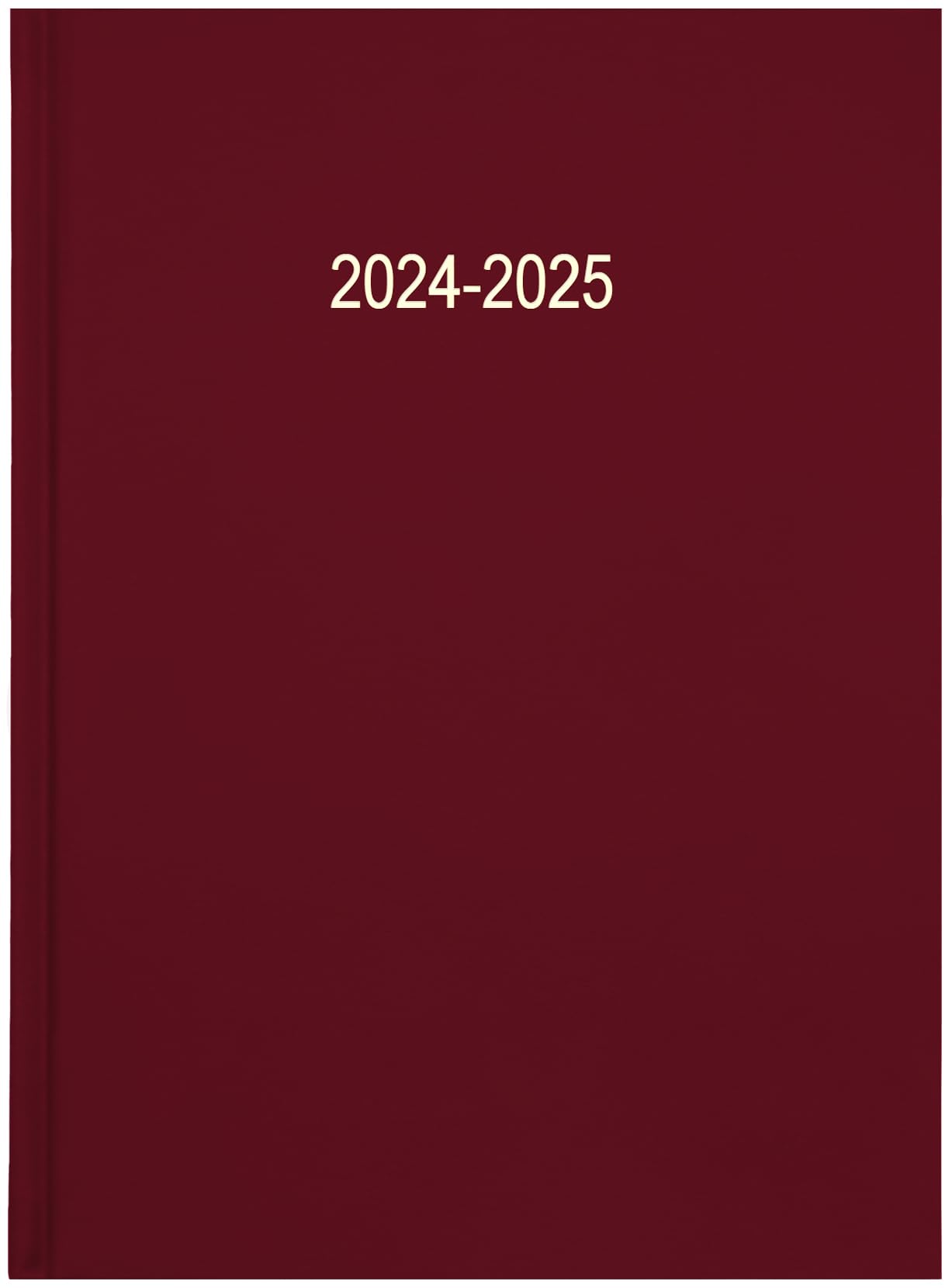 Star Note 2024-2025 A5 Page a Day Academic Diary School Planner Student Oragniser - Burgundy