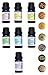 Elixir By Bita 7 Chakras Essential Oils Set of 7 Essential Oil Blends and 7 Gemstone Crystals and Healing Stones. for Sleep, Meditation, Relaxation & Diffusers. Aromatherapy Oils Lavender Rosemary