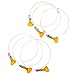 1st Place Products 1/2 inch WIDE 4 inch Key Hose Clamp Set - Pack of 6 - Great for Dryer Vents & Dust Collection Systems - 3 1/2