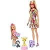 Barbie-GTM82-DHA-SP-Barbie-Chelsea-Story-Set Barbie and Chelsea The Lost Birthday Playset with 2 Dolls, 3 Pets & Accessories, Gift for 3 to 7 Year Olds - GTM82