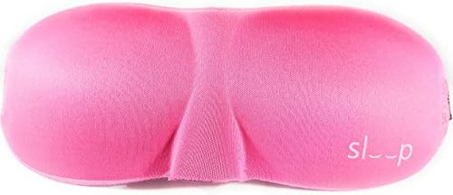 3D Sleep Eye Mask in Three Different Colours (Black, Red &Pink + Free earplugs)