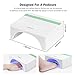 Bonfille 48W LED UV Nail Lamp for Gels Nail Polishes, Quick Drying Fingernails Toenails Curing Lamp with Auto Sensor and 4 Timer Setting (Green)