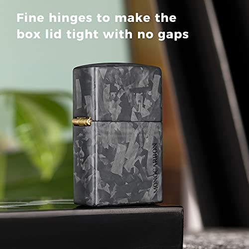 MONOCARBON Carbon Fiber Lighter Case, Slim Lightweight Lighters