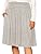 Womens Plus Size Skirt with Pockets Knee Length Ruched Flowy Skirt - Made in USA