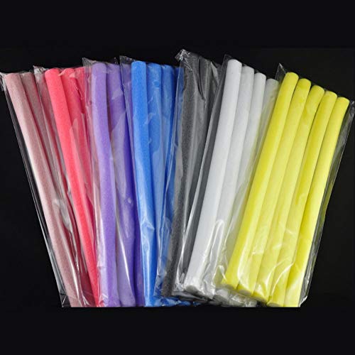 Moligh doll Fast Shipping Wholesale 10pcs Lot Curler Makers Soft Foam Bendy Twist Curls DIY Styling Hair Rollers Tool for Women Accessories