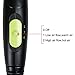 Professional Folding Blow Dryer for Travel 1300 to 1500W Negative Ion Hair Dryer Dual Voltage Lightweight,Mini 9x10 Inch Size (Black), Mothers Day Gifts for Women,Green(Not Include Cool Shot Button)