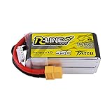 Tattu R-Line 14.8V 1550mah 4S 95C Lipo Battery with XT60 Plug for FPV Racing Drones