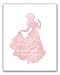 Summit Designs Disney Princess Inspirational Quotes - Set of 4 (8x10) Poster Photos - Cinderella Snow White Belle Ariel