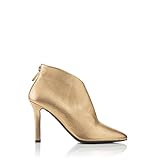Tamara Mellon Chief Designer Jimmy Choo French Kiss Booties 10 Gold