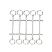 Jaciya 60pcs Hair Braid Silver Hair Pins Ring Shell Hands Cross Leaves Star Pendant Rings Set Hair Clip Headband Hair Accessories