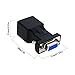 LFHUKEJI RJ45 to RS232,DB9 9-Pin Serial Port Female to RJ45 Female Cat5e/6 Ethernet LAN Extend Adapter