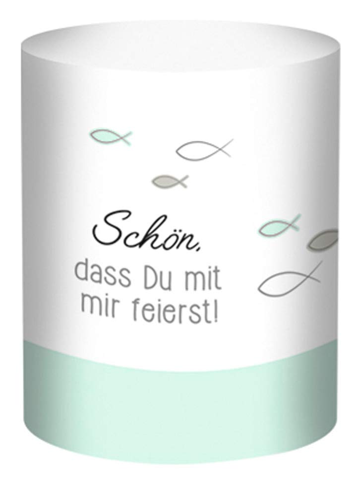 Ursus 184000163 Mini Table Lights Schön, DASS du mit mir feierst, 115 g/m², Pack of 5 in Mint