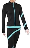 ny2 Sportswear Figure Skating Polartec Polar Fleece Spiral Jacket