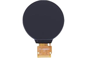 DONGKER 1.28'' LCD Display Screen,240x240 Resolution SPI Interface Screen DC 3.3V 0.7mm 12 Pin Full Viewing Angle Display for Instrument Display